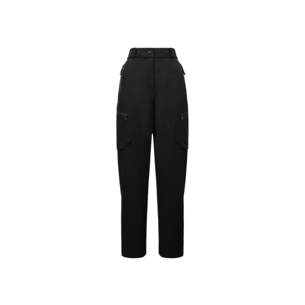 Pantalon survêtement MONCLER maille Shell noir logo Grenoble