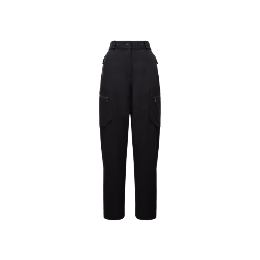 Pantalon survêtement MONCLER maille Shell noir logo Grenoble