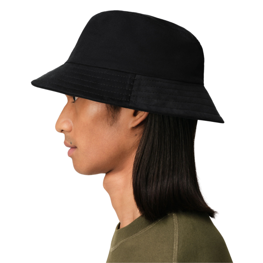 Bob AMI Paris gabardine de coton peau de pêche noir cœur rouge