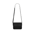 Sac bandoulière Niki small messenger econyl® nylon noir logo noir