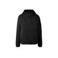 Coupe vent zippé à capuche Killarney nylon noir logo rouge