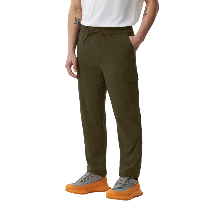 Pantalon cargo CANADA GOOSE Killarney nylon kaki logo noir