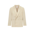 Veste Costume smoking beige bande satin