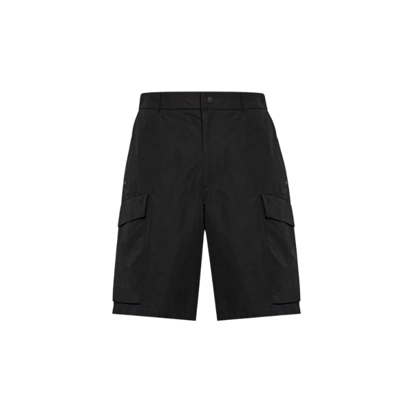 Short MONCLER poche Cargo nylon noir mat