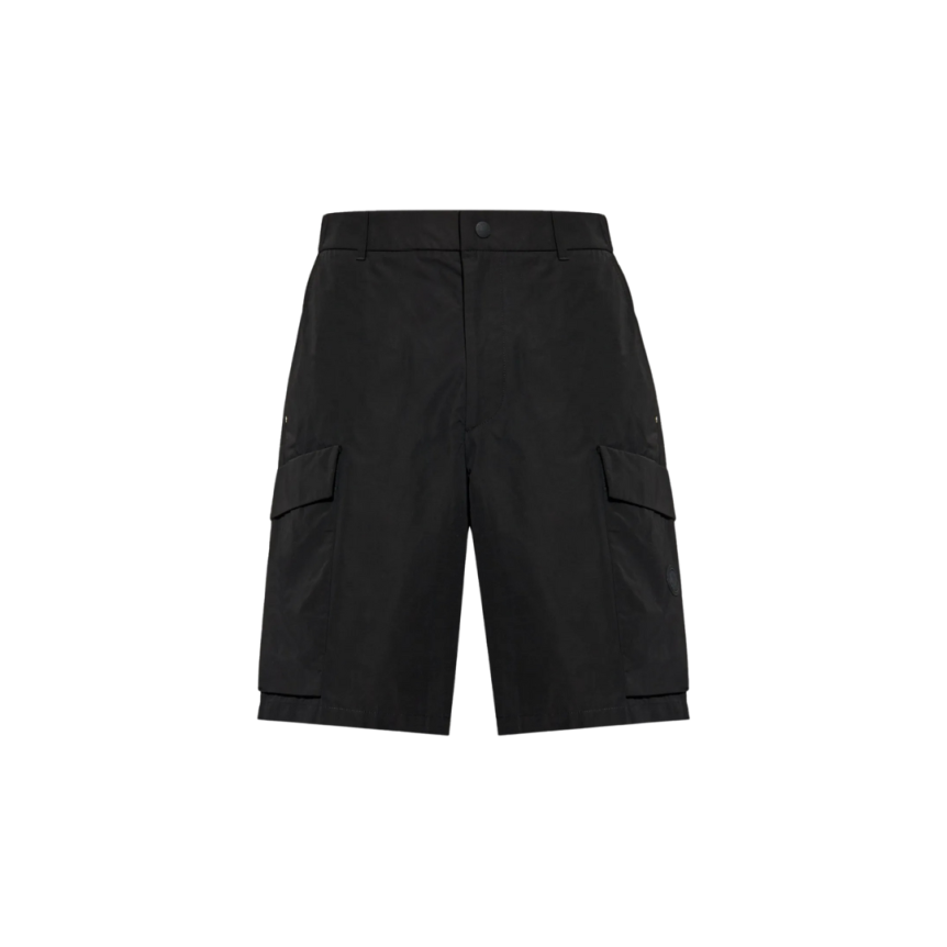 Short MONCLER poche Cargo nylon noir mat