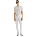 Pantalon jean Selleria coton blanc FF poche ton sur ton