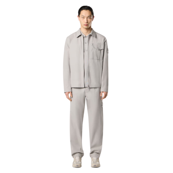 Pantalon chino STONE ISLAND Ghost toile coton déperlante badge ton sur ton