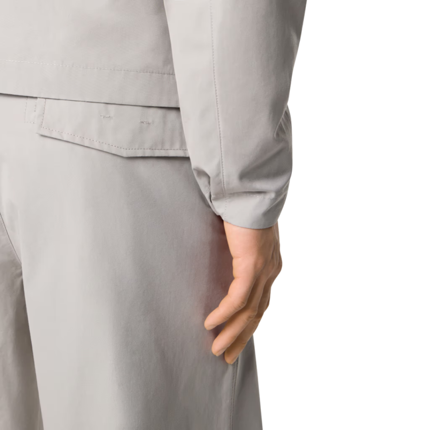 Pantalon chino STONE ISLAND Ghost toile coton déperlante badge ton sur ton