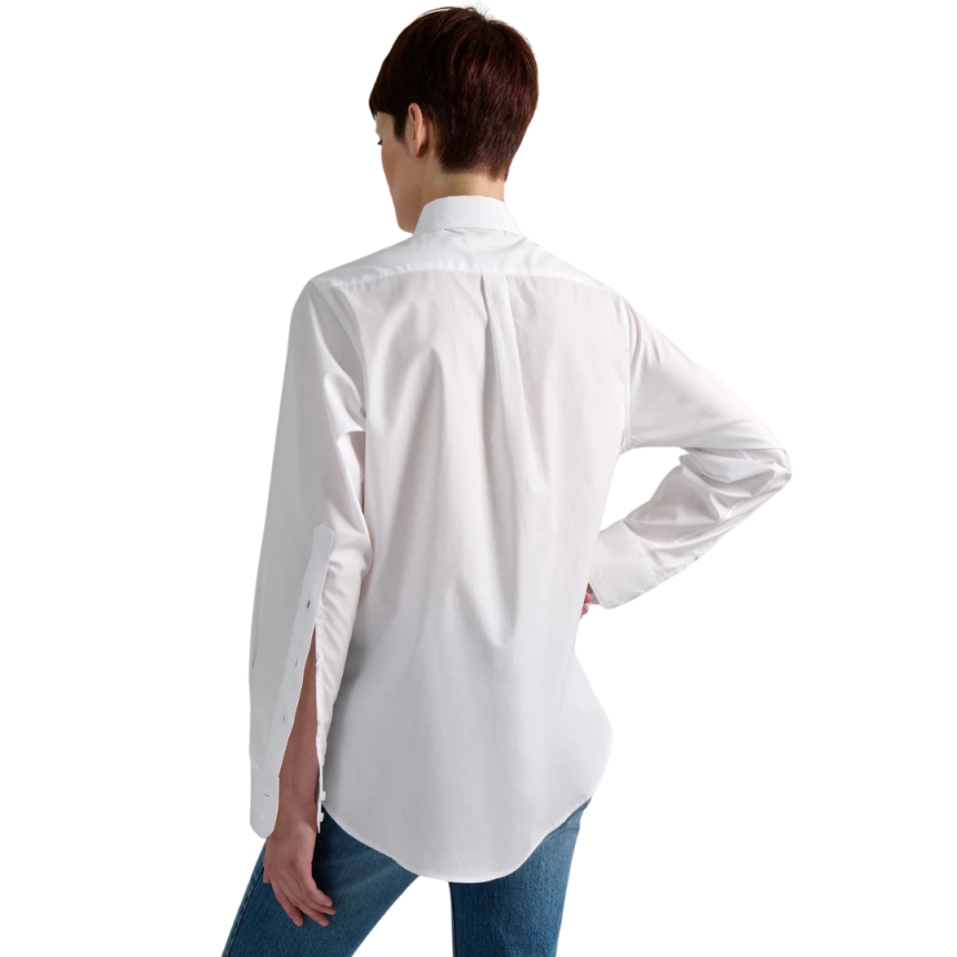 Chemise BARBARA BUI manche longue popeline coton blanc