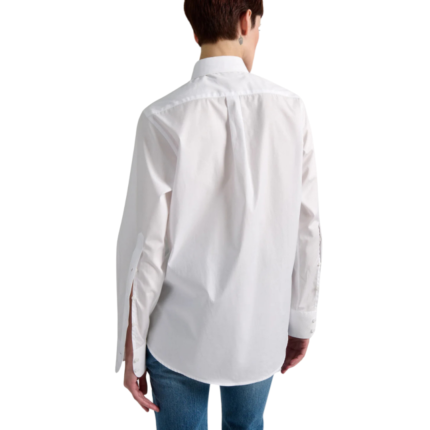 Chemise BARBARA BUI manche longue popeline coton blanc
