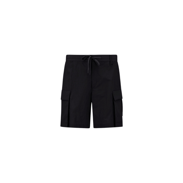 Short cargo HERNO Laminar nylon dobby noir
