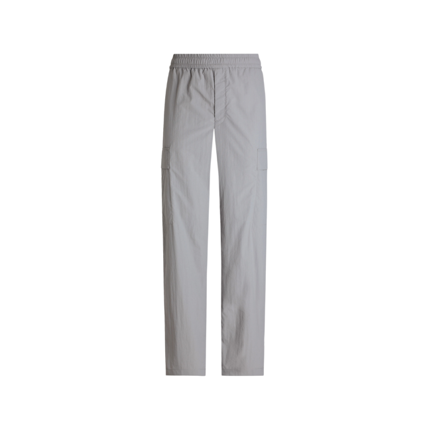 Pantalon cargo DOLCE & GABBANA tissu technique nylon gris plaque