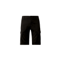 Short cargo coton stretch doux noir poche verre lunette