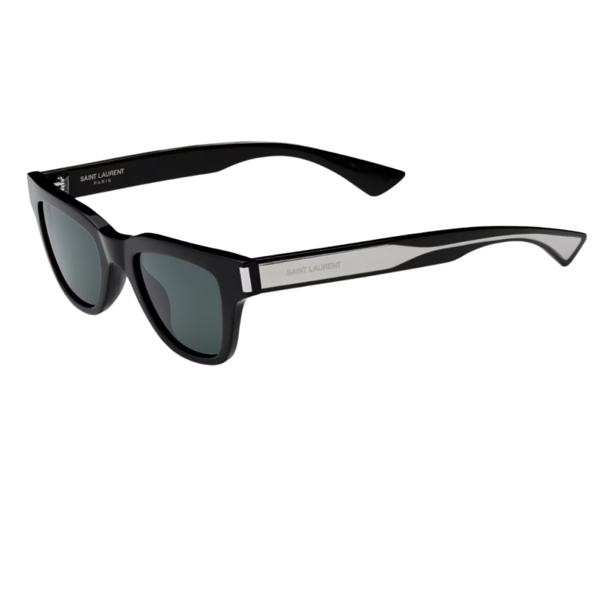 SL789 Lunettes de soleil Wellington monture acétate résine noir verre nylon