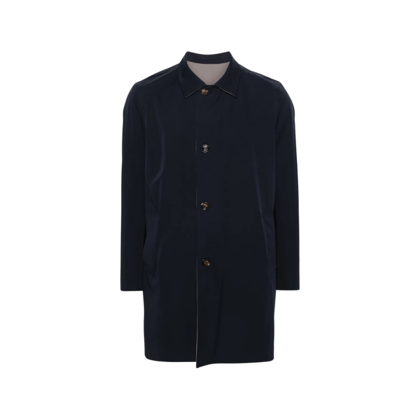 Manteau Imperméable KIRED Ben Bleu marine réversible beige