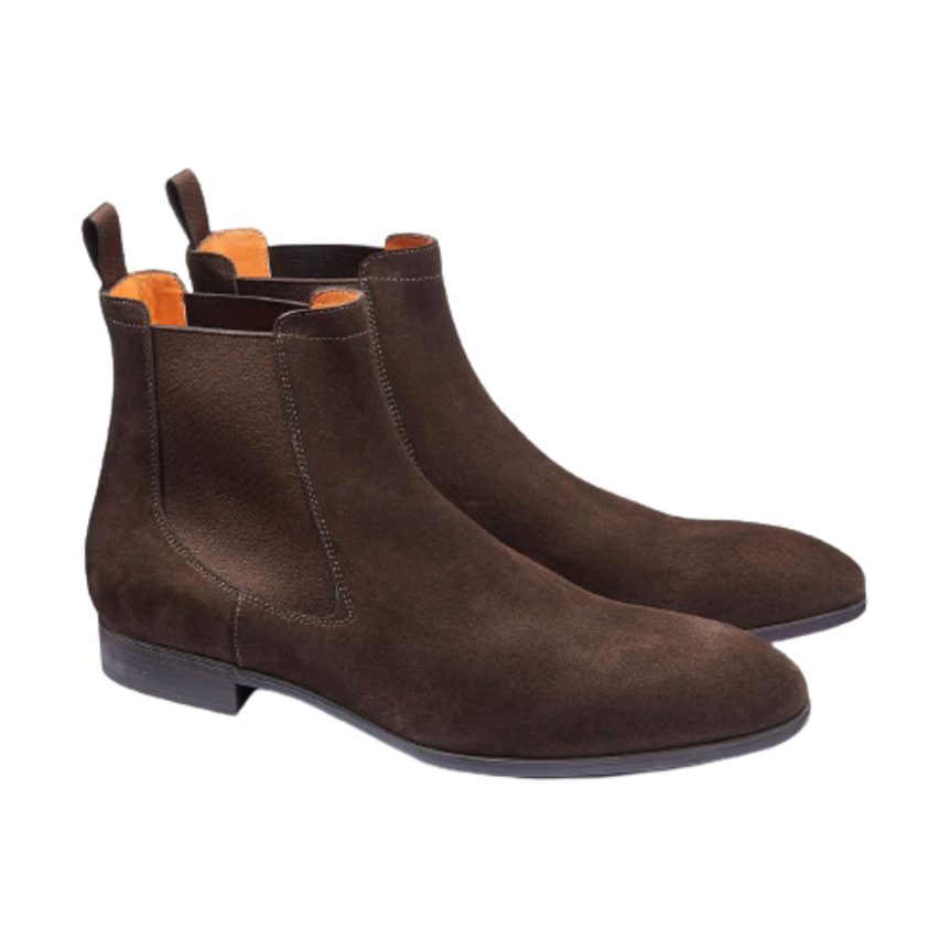 Bottines Beatles daim marron