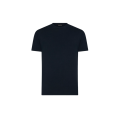 T-shirt manche courte col rond coton lyocell bleu marine