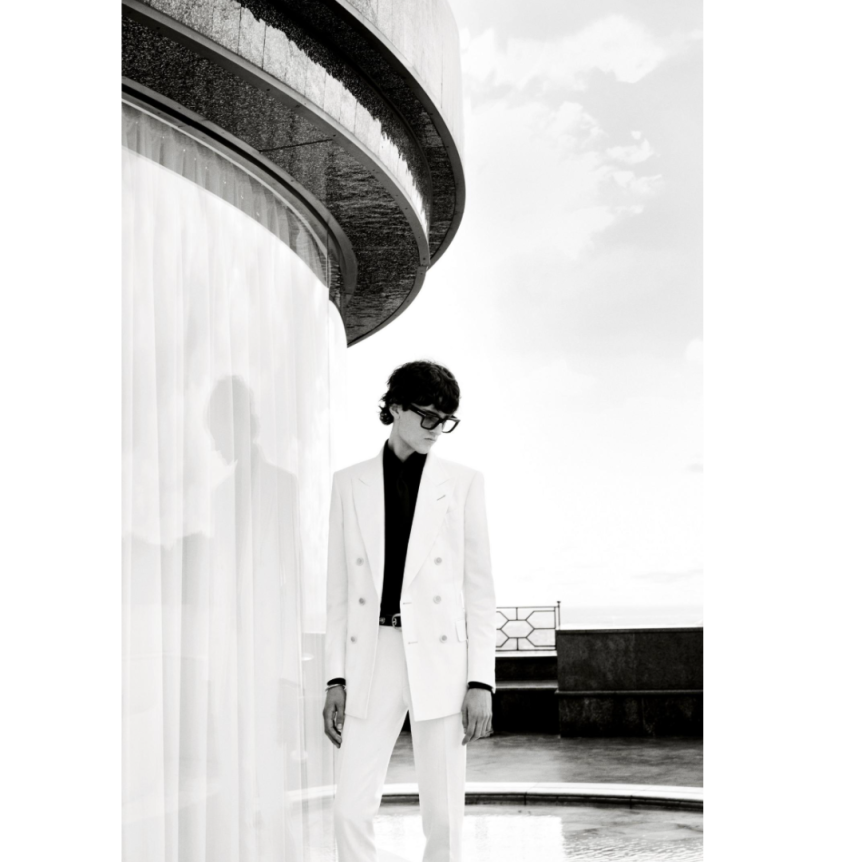 Chemise TOM FORD col italien popeline soie noire