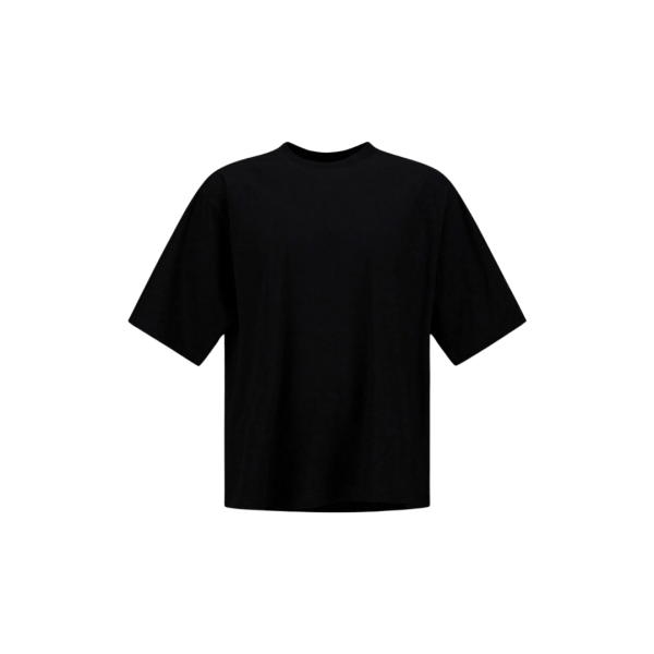 T-shirt HERNO col rond coton noir Collection Laminar