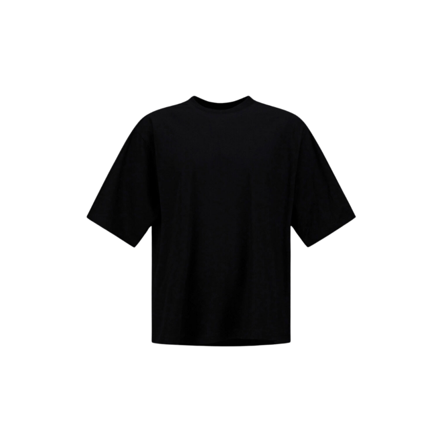 T-shirt HERNO col rond coton noir Collection Laminar