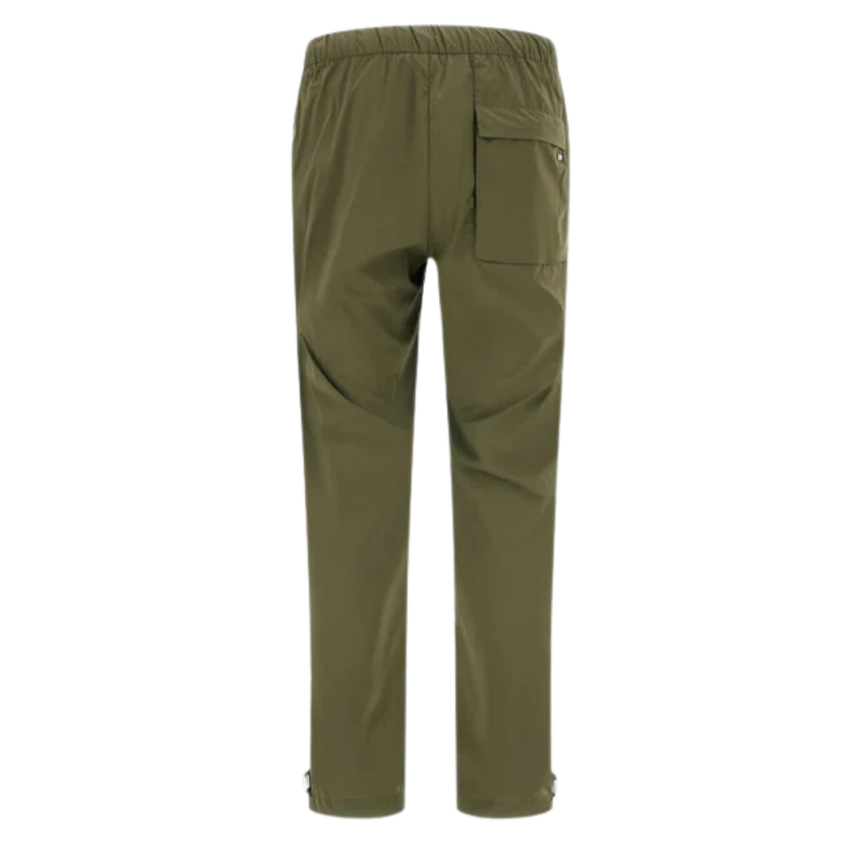 Pantalon HERNO maille tramée nylon kaki mat extensible taille élastique