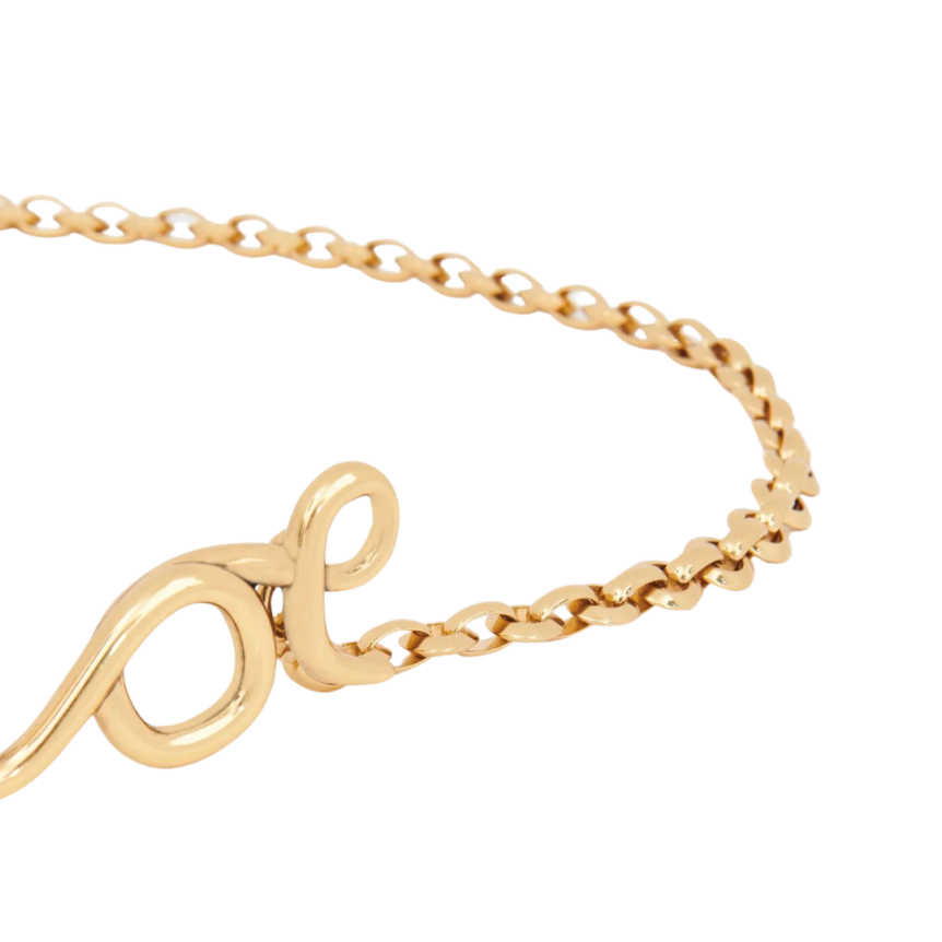 Ceinture CHLOE Iconic chaine laiton doré réglable Chloé