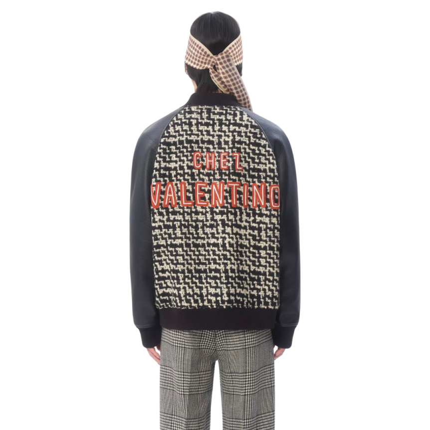 TEDDY TWEED NOIR+MCHES CUIR