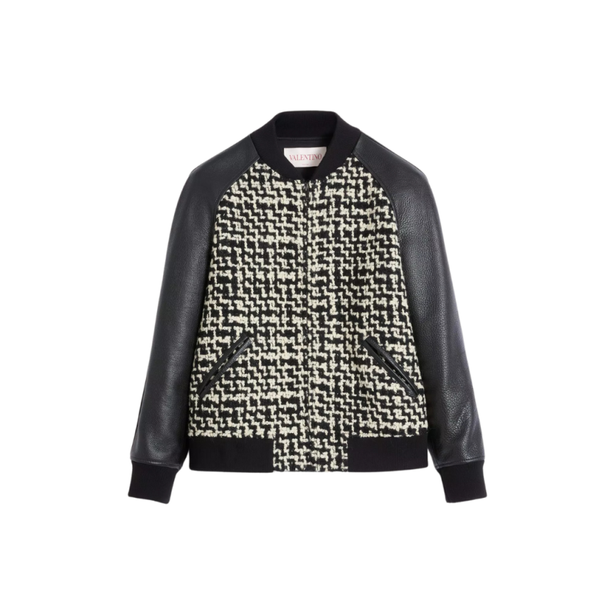 TEDDY TWEED NOIR+MCHES CUIR