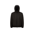 Coupe-vent à capuche Granier nylon noir  logo réfléchissant dos