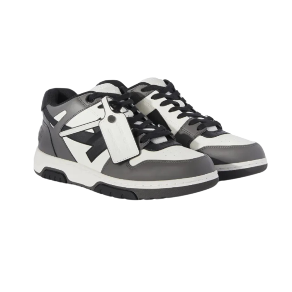 Baskets OFF WHITE Out of Office polyester blanc gris noir