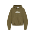Sweat-shirt à capuche coton kaki Spray Arrow blanc