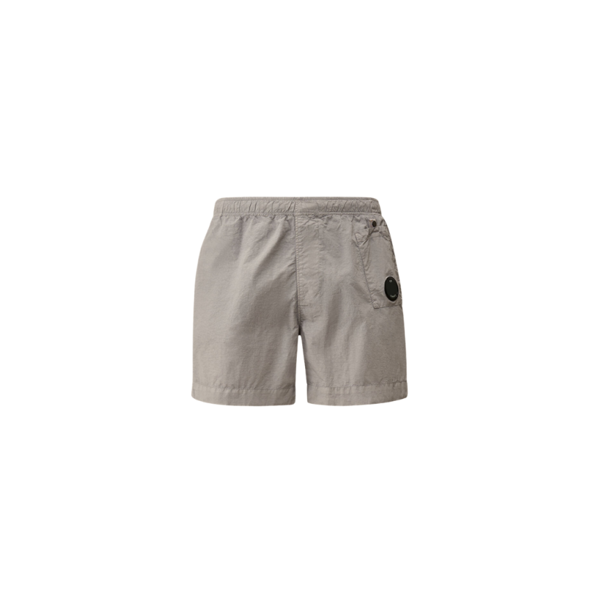 Short de bain CP COMPANY Flatt nylon gris delavé