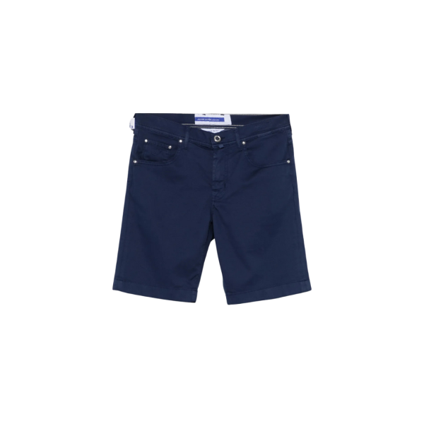 Short JACOB COHEN Nicolas coton bleu marine 5 poches