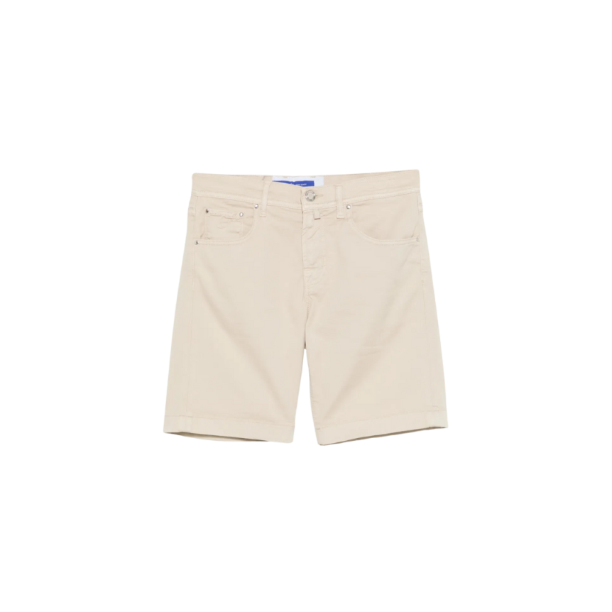 Short JACOB COHEN Nicolas coton beige 5 poches