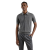 Polo manche courte soie gris broderie logo DG all over
