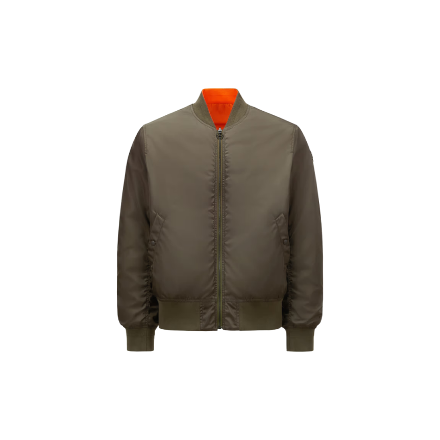 Blouson bomber réversible Neper Moncler x Mercedes-Benz by NIGO nylon kaki orange