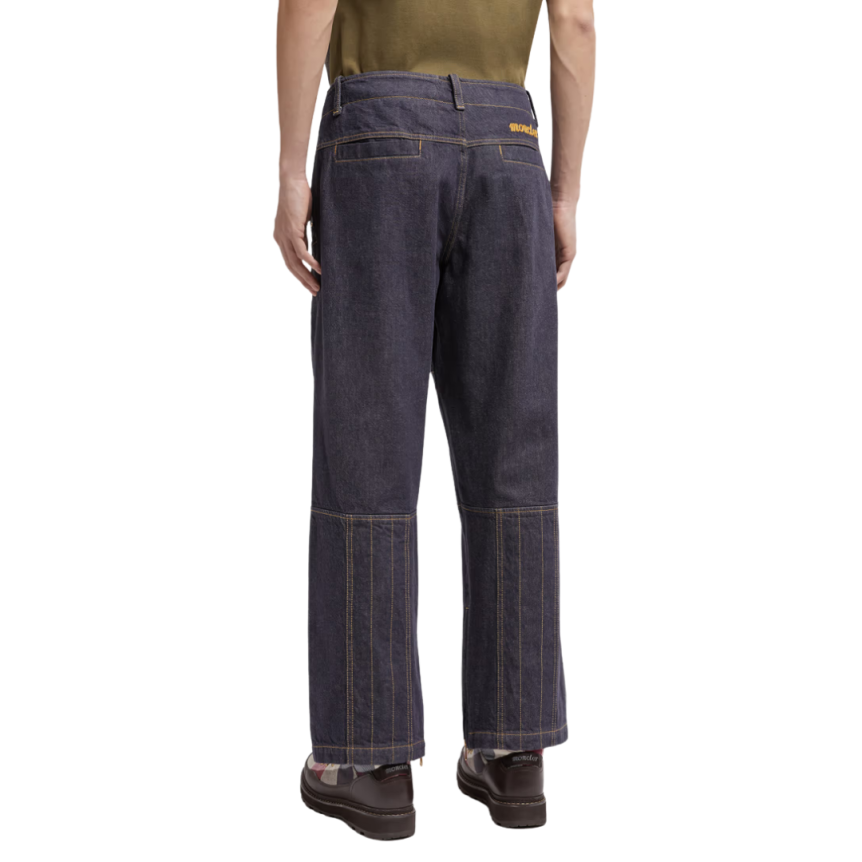 Jean Moncler x Mercedes-Benz by NIGO denim coton bleu brut