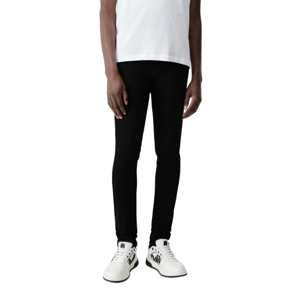 Jean AMIRI Stack skinny coton denim noir