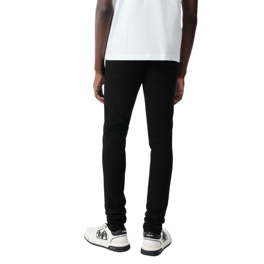 Jean AMIRI Stack skinny coton denim noir
