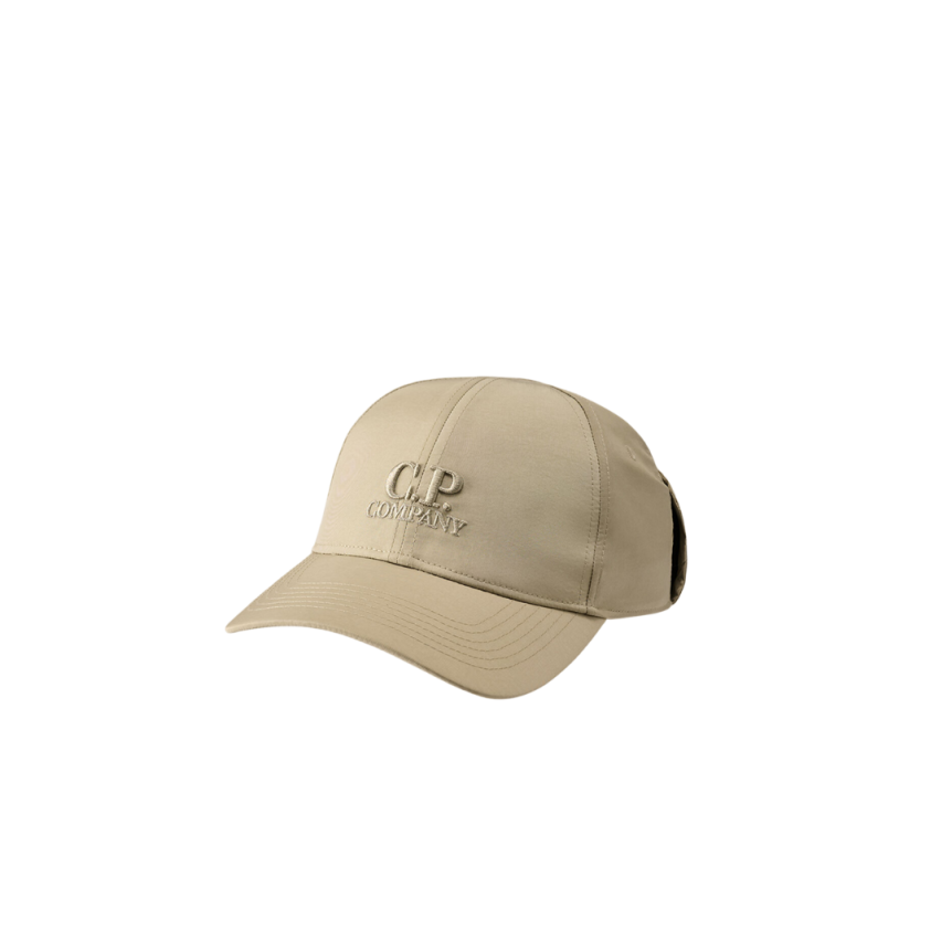 Casquette CP COMPANY Goggle nylon Chrome-R beige lunettes