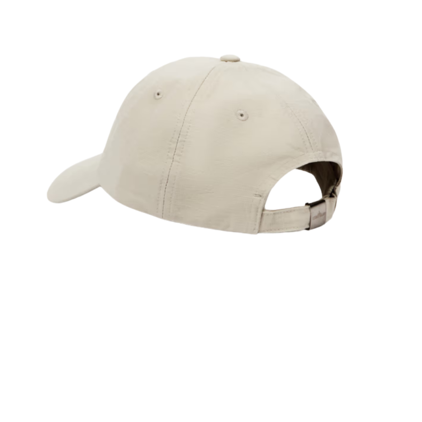 Casquette  STONE ISLAND coton ripstop beige sable logo patte ajustable