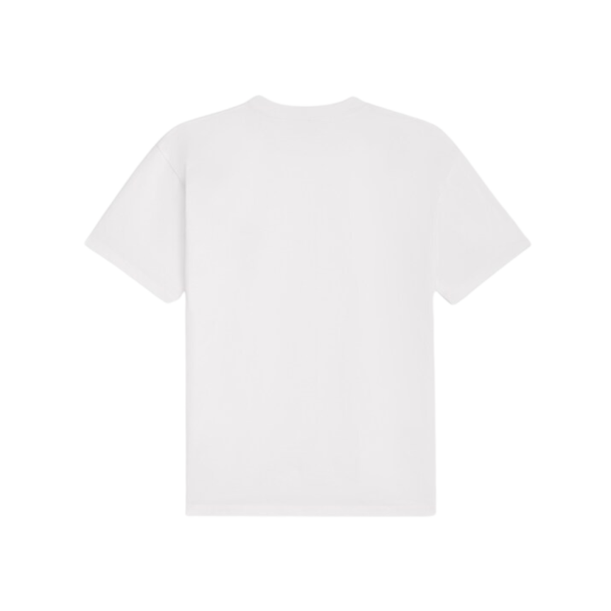 T-shirt loose CELINE coton blanc broderie Triomphe noir