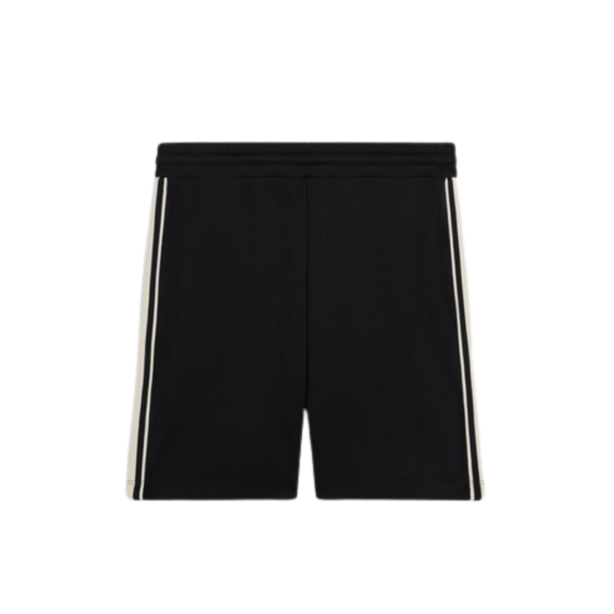 short survêtement CELINE jersey noir broderie Céline bande écrue