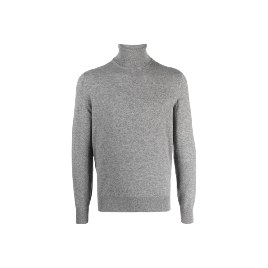 Pull col roulé BRUNELLO CUCINELLI cachemire gris moyen
