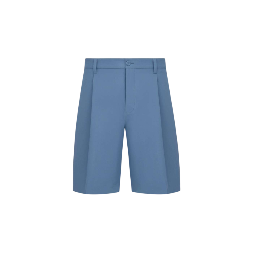 Short chino DIOR coton bleu lavande