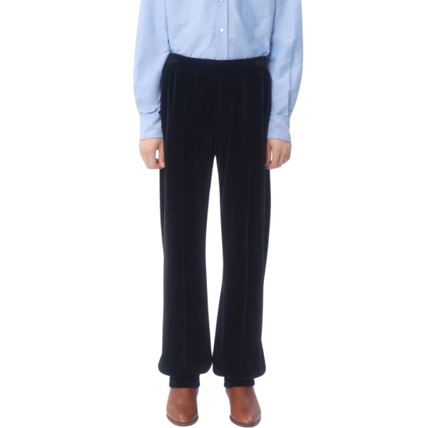 Pantalon de survêtement VALENTINO velours noir logo V