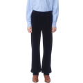 Pantalon de survêtement velours noir logo V