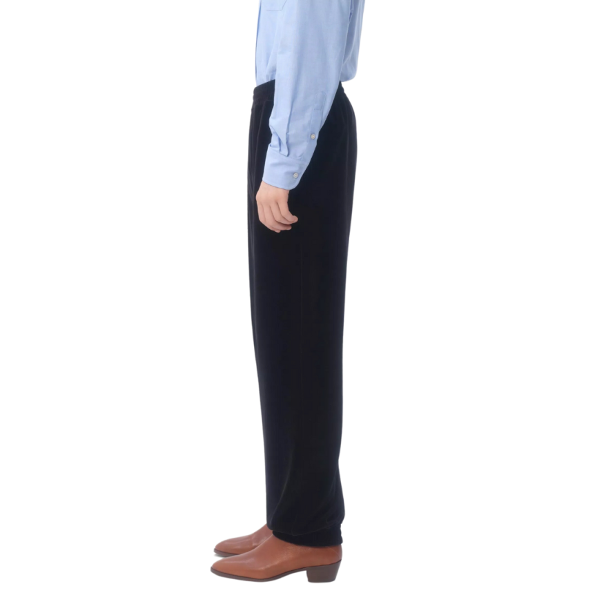 Pantalon de survêtement VALENTINO velours noir logo V