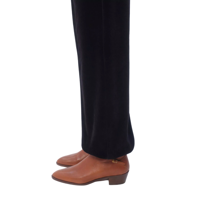 Pantalon de survêtement VALENTINO velours noir logo V