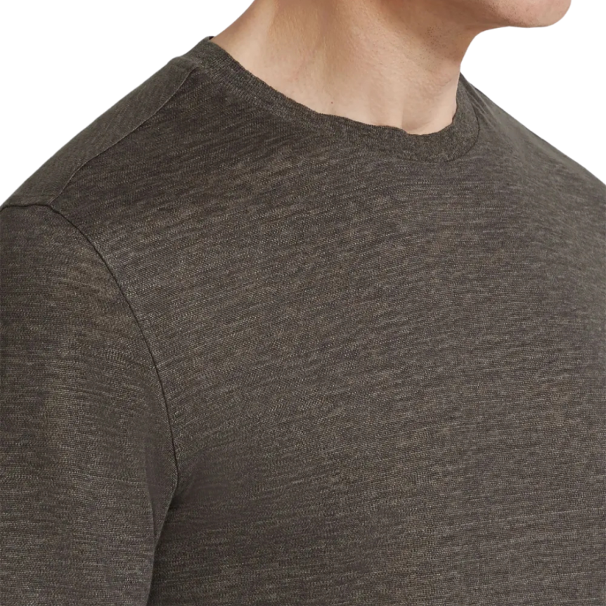 T-shirt ZEGNA Oasi col rond lin marron